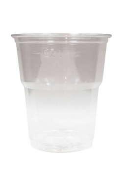 Trinkbecher Clear Cup 2dl PET klar  nur in 100er-Einheiten bestellbar!